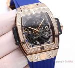 New Copy Hublot Spirit of Big Bang Automatic Rose Gold Iced Out Watches